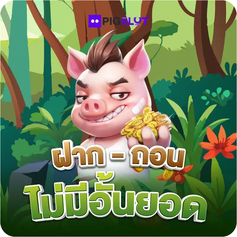 ฝาก - ถอน ไม่มีอั้นยอด